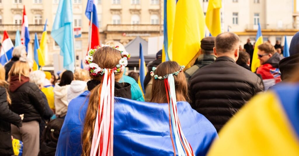 Czech president support rally