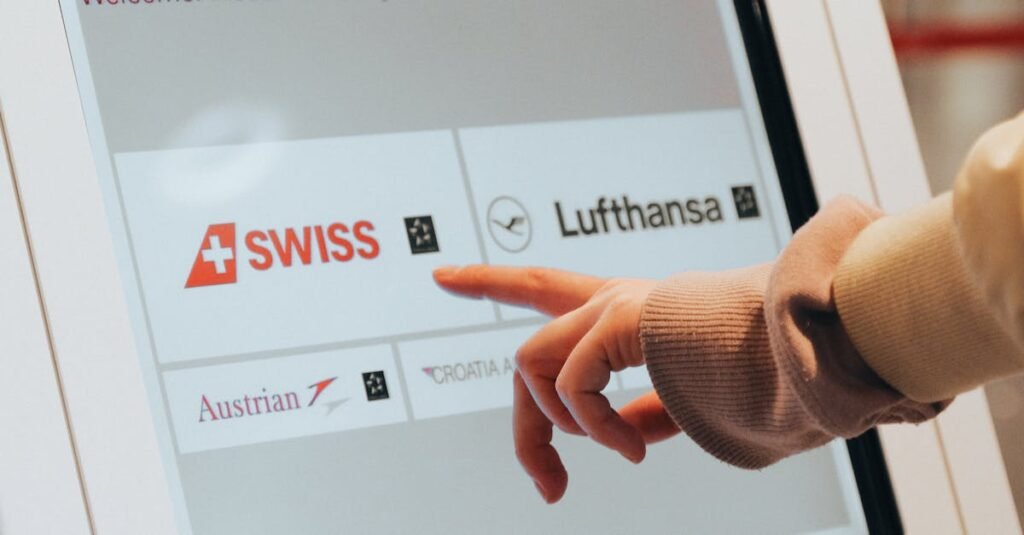 Air Serbia self-service kiosks