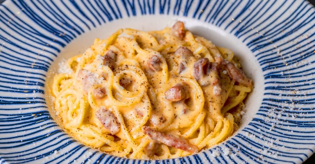 real spaghetti carbonara