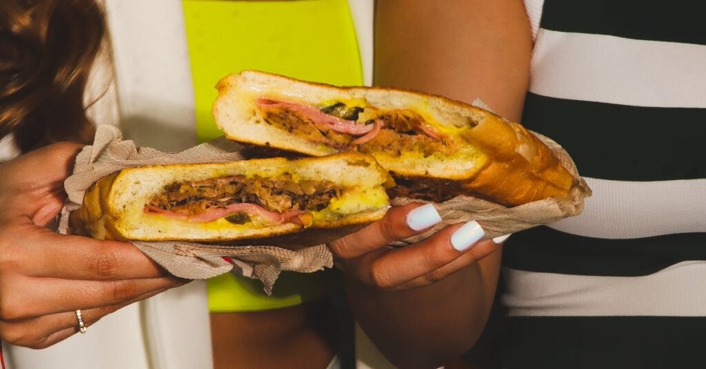 giant Cuban sandwich