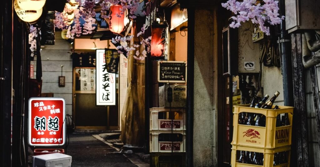 Japanese alleyway restaurant